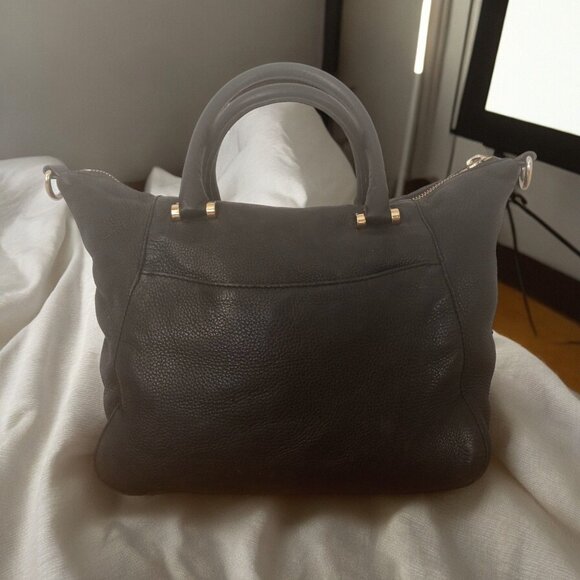 Michael Kors Black Soft Leather Fulton Chain Satchel - Picture 2 of 14